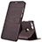 Custodia Portafoglio In Pelle Cover con Supporto per Huawei Y9 (2018) Marrone