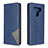 Custodia Portafoglio In Pelle Cover con Supporto per LG K51 Blu