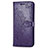 Custodia Portafoglio In Pelle Cover con Supporto per LG Stylo 6 Viola