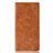Custodia Portafoglio In Pelle Cover con Supporto per Motorola Moto E6s (2020) Arancione