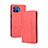 Custodia Portafoglio In Pelle Cover con Supporto per Motorola Moto G 5G Plus Rosso