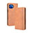 Custodia Portafoglio In Pelle Cover con Supporto per Motorola Moto One 5G Arancione