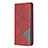 Custodia Portafoglio In Pelle Cover con Supporto per Nokia 5.3 Rosso