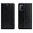 Custodia Portafoglio In Pelle Cover con Supporto per Oppo A52 Nero