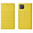 Custodia Portafoglio In Pelle Cover con Supporto per Oppo A92s 5G Giallo