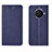 Custodia Portafoglio In Pelle Cover con Supporto per Oppo Ace2 Blu