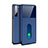Custodia Portafoglio In Pelle Cover con Supporto per Oppo Find X2 Lite Blu