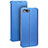 Custodia Portafoglio In Pelle Cover con Supporto per Oppo R15X Blu