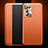 Custodia Portafoglio In Pelle Cover con Supporto per Oppo Reno6 Pro+ Plus 5G Arancione