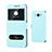 Custodia Portafoglio In Pelle Cover con Supporto per Samsung Galaxy J7 (2016) J710F J710FN Cielo Blu