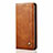Custodia Portafoglio In Pelle Cover con Supporto per Samsung Galaxy M21s Arancione
