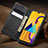 Custodia Portafoglio In Pelle Cover con Supporto per Samsung Galaxy M30s