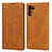 Custodia Portafoglio In Pelle Cover con Supporto per Samsung Galaxy Note 10 5G Arancione