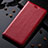 Custodia Portafoglio In Pelle Cover con Supporto per Samsung Galaxy Note 10 Lite Rosso