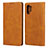 Custodia Portafoglio In Pelle Cover con Supporto per Samsung Galaxy Note 10 Plus 5G Arancione