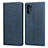 Custodia Portafoglio In Pelle Cover con Supporto per Samsung Galaxy Note 10 Plus 5G Blu