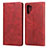 Custodia Portafoglio In Pelle Cover con Supporto per Samsung Galaxy Note 10 Plus 5G Rosso