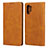 Custodia Portafoglio In Pelle Cover con Supporto per Samsung Galaxy Note 10 Plus Arancione