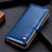 Custodia Portafoglio In Pelle Cover con Supporto per Samsung Galaxy S21 Plus 5G Blu