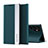 Custodia Portafoglio In Pelle Cover con Supporto per Samsung Galaxy S23 Ultra 5G Verde