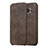 Custodia Portafoglio In Pelle Cover con Supporto per Samsung Galaxy S7 Edge G935F Marrone