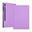 Custodia Portafoglio In Pelle Cover con Supporto per Samsung Galaxy Tab S6 10.5 SM-T860 Viola