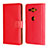 Custodia Portafoglio In Pelle Cover con Supporto per Sony Xperia XZ2 Compact Rosso