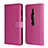 Custodia Portafoglio In Pelle Cover con Supporto per Sony Xperia XZ2 Premium Rosa Caldo