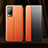 Custodia Portafoglio In Pelle Cover con Supporto per Vivo X60T 5G Arancione