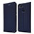 Custodia Portafoglio In Pelle Cover con Supporto per Xiaomi Mi 8 Lite Blu
