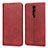 Custodia Portafoglio In Pelle Cover con Supporto per Xiaomi Mi 9T Rosso