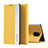 Custodia Portafoglio In Pelle Cover con Supporto Q01H per Xiaomi Poco M2 Pro Giallo