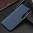 Custodia Portafoglio In Pelle Cover con Supporto Q02H per Samsung Galaxy A73 5G Blu
