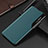 Custodia Portafoglio In Pelle Cover con Supporto Q02H per Samsung Galaxy A73 5G Verde