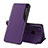 Custodia Portafoglio In Pelle Cover con Supporto QH1 per Samsung Galaxy A11 Viola