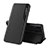 Custodia Portafoglio In Pelle Cover con Supporto QH1 per Samsung Galaxy M10S Nero