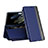 Custodia Portafoglio In Pelle Cover con Supporto QH2 per Oppo Find N3 5G Blu