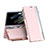 Custodia Portafoglio In Pelle Cover con Supporto QH2 per Oppo Find N3 5G Rosa