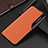 Custodia Portafoglio In Pelle Cover con Supporto QH2 per Samsung Galaxy A50 Arancione