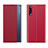 Custodia Portafoglio In Pelle Cover con Supporto QH2 per Samsung Galaxy A70 Rosso