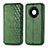 Custodia Portafoglio In Pelle Cover con Supporto S01D per Huawei Mate 40 Pro Verde
