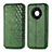 Custodia Portafoglio In Pelle Cover con Supporto S01D per Huawei Mate 40 Verde