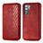 Custodia Portafoglio In Pelle Cover con Supporto S01D per Huawei Nova 7 SE 5G Rosso