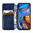 Custodia Portafoglio In Pelle Cover con Supporto S01D per Motorola Moto E32