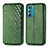 Custodia Portafoglio In Pelle Cover con Supporto S01D per Motorola Moto Edge 30 5G Verde