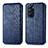 Custodia Portafoglio In Pelle Cover con Supporto S01D per Motorola Moto Edge 30 Pro 5G Blu