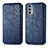 Custodia Portafoglio In Pelle Cover con Supporto S01D per Motorola Moto Edge Lite 5G Blu