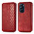 Custodia Portafoglio In Pelle Cover con Supporto S01D per Motorola Moto Edge X30 5G Rosso
