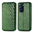 Custodia Portafoglio In Pelle Cover con Supporto S01D per Motorola Moto Edge X30 5G Verde