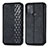 Custodia Portafoglio In Pelle Cover con Supporto S01D per Motorola Moto G50 Nero